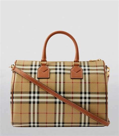 burberry nova check bowling bag singapore price|Medium Check Bowling Bag in Dark birch brown .